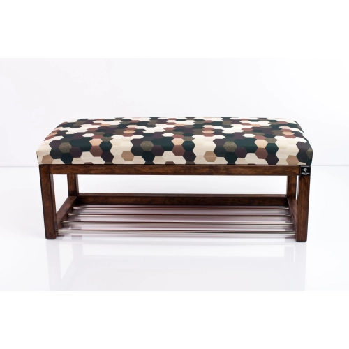 Ławeczka Pufa Tapicerowana Siedzisko Gładkie Print AC5 Rozmiary od 50 cm do 200 cm