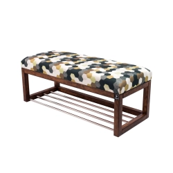 Ławeczka Pufa Tapicerowana Siedzisko Gładkie Print AC6 Rozmiary od 50 cm do 200 cm