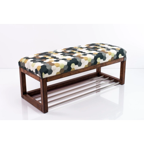 Ławeczka Pufa Tapicerowana Siedzisko Gładkie Print AC6 Rozmiary od 50 cm do 200 cm