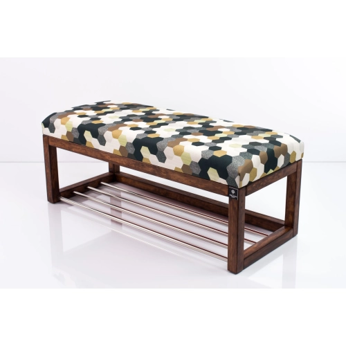 Ławeczka Pufa Tapicerowana Siedzisko Gładkie Print AC6 Rozmiary od 50 cm do 200 cm