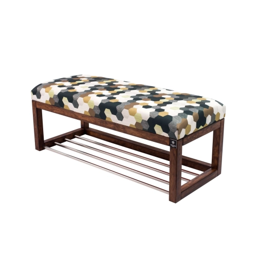 Ławeczka Pufa Tapicerowana Siedzisko Gładkie Print AC6 Rozmiary od 50 cm do 200 cm