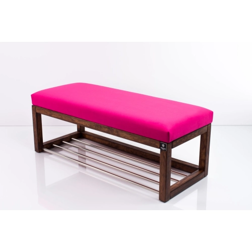 Ławka Pufa Tapicerowana Siedzisko Gładkie Różowy LPG-4 Rozmiary od 50 cm do 200 cm