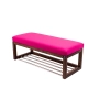 Ławka Pufa Tapicerowana Siedzisko Gładkie Różowy LPG-4 Rozmiary od 50 cm do 200 cm