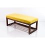 Ławka Pufa Tapicerowana Siedzisko Gładkie Żółcień Cytrynowa LPG-4 Rozmiary od 50 cm do 200 cm