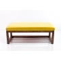 Ławka Pufa Tapicerowana Siedzisko Gładkie Żółcień Cytrynowa LPG-4 Rozmiary od 50 cm do 200 cm