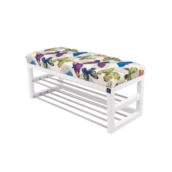 Ławka Pufa Tapicerowana Siedzisko Gładkie Butterfly 04 LPG-5 Rozmiary od 50 cm do 200 cm