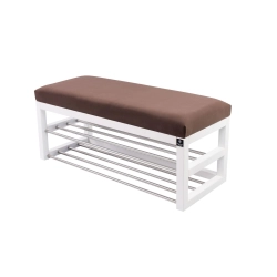Ławka Pufa Tapicerowana Siedzisko Gładkie Brązowy LPG-5 Rozmiary od 50 cm do 200 cm