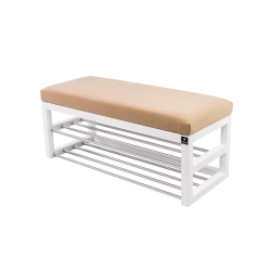 Ławka Pufa Tapicerowana Siedzisko Gładkie Cappucino LPG-5 Rozmiary od 50 cm do 200 cm