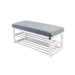 Ławka Pufa Tapicerowana Siedzisko Gładkie Popiel LPG-5 Rozmiary od 50 cm do 200 cm