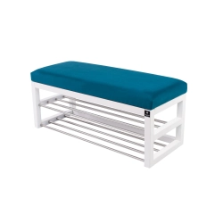 Ławka Pufa Tapicerowana Siedzisko Gładkie Turkus LPG-5 Rozmiary od 50 cm do 200 cm