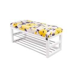 Ławka Pufa Tapicerowana Siedzisko Gładkie Żółty LPG-5 Rozmiary od 50 cm do 200 cm