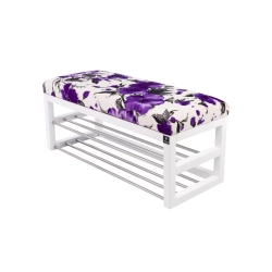 Ławka Pufa Tapicerowana Siedzisko Gładkie Fiolet LPG-5 Rozmiary od 50 cm do 200 cm