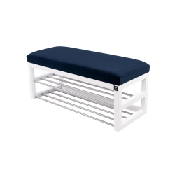 Ławka Pufa Tapicerowana Siedzisko Gładkie Granatowy LPG-5 Rozmiary od 50 cm do 200 cm