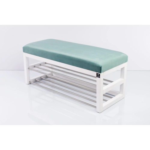 Ławka Pufa Tapicerowana Siedzisko Gładkie Mięta LPG-5 Rozmiary od 50 cm do 200 cm