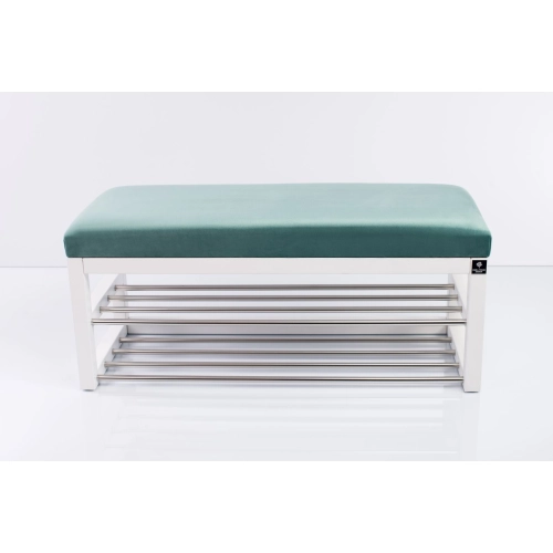 Ławka Pufa Tapicerowana Siedzisko Gładkie Mięta LPG-5 Rozmiary od 50 cm do 200 cm