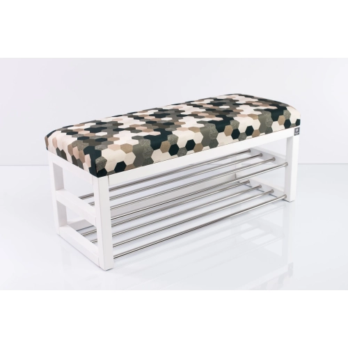 Ławka Pufa Tapicerowana Siedzisko Gładkie Print AC2 LPG-5 Rozmiary od 50 cm do 200 cm