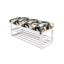 Ławka Pufa Tapicerowana Siedzisko Gładkie Print AC6 LPG-5 Rozmiary od 50 cm do 200 cm