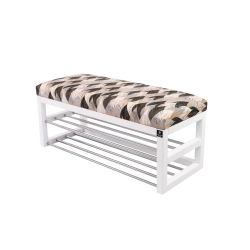 Ławka Pufa Tapicerowana Siedzisko Gładkie Ażurowe Liście LPG-5 Rozmiary od 50 cm do 200 cm