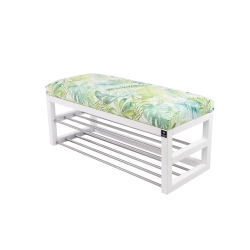 Ławka Pufa Tapicerowana Siedzisko Gładkie Liście Monstery LPG-5 Rozmiary od 50 cm do 200 cm