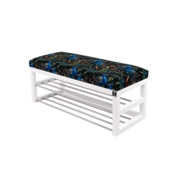 Ławka Pufa Tapicerowana Siedzisko Gładkie Pawie LPG-5 Rozmiary od 50 cm do 200 cm