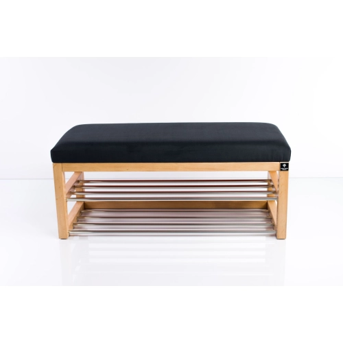 Ławka Pufa Tapicerowana Siedzisko Gładkie Grafit LPG-5 Rozmiary od 50 cm do 200 cm