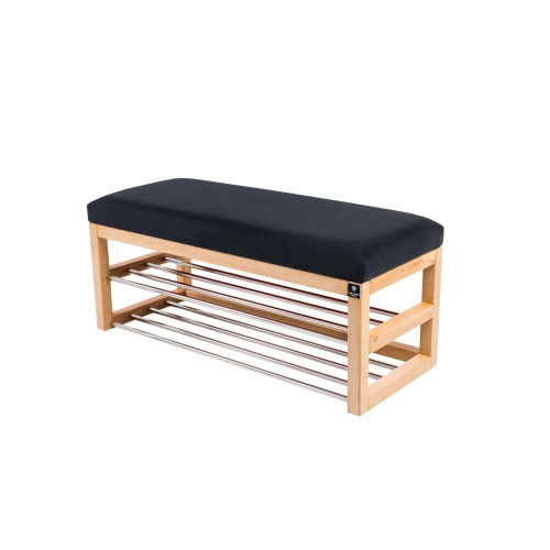 Ławka Pufa Tapicerowana Siedzisko Gładkie Grafit LPG-5 Rozmiary od 50 cm do 200 cm