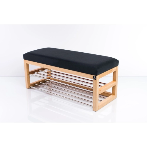 Ławka Pufa Tapicerowana Siedzisko Gładkie Grafit LPG-5 Rozmiary od 50 cm do 200 cm