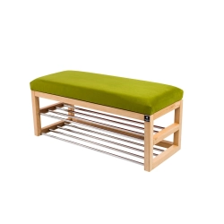 Ławka Pufa Tapicerowana Siedzisko Gładkie Zieleń Pistacja LPG-5 Rozmiary od 50 cm do 200 cm