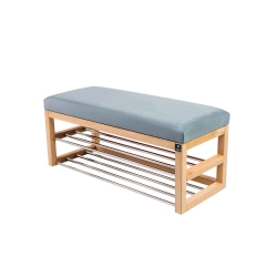 Ławka Pufa Tapicerowana Siedzisko Gładkie Popiel LPG-5 Rozmiary od 50 cm do 200 cm