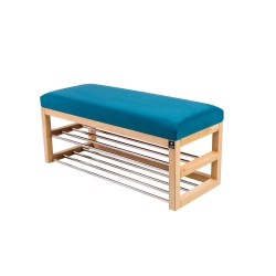 Ławka Pufa Tapicerowana Siedzisko Gładkie Turkus LPG-5 Rozmiary od 50 cm do 200 cm