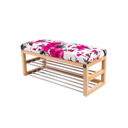 Ławka Pufa Tapicerowana Siedzisko Gładkie Róż LPG-5 Rozmiary od 50 cm do 200 cm