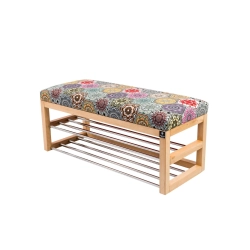 Ławka Pufa Tapicerowana Siedzisko Gładkie Hexagony Mandala LPG-5 Rozmiary od 50 cm do 200 cm