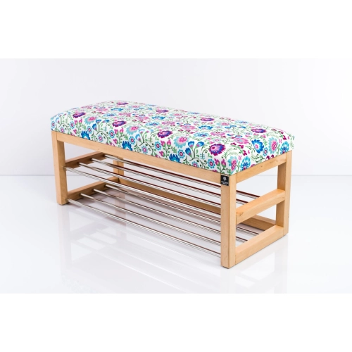 Ławka Pufa Tapicerowana Siedzisko Gładkie Kwiaty Łowieckie LPG-5 Rozmiary od 50 cm do 200 cm