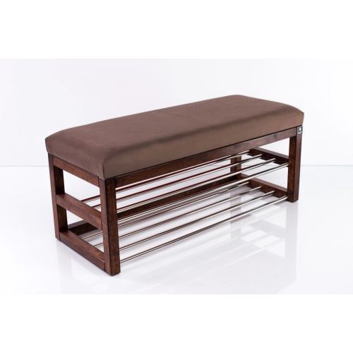 Ławka Pufa Tapicerowana Siedzisko Gładkie Brązowy LPG-5 Rozmiary od 50 cm do 200 cm