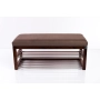 Ławka Pufa Tapicerowana Siedzisko Gładkie Brązowy LPG-5 Rozmiary od 50 cm do 200 cm