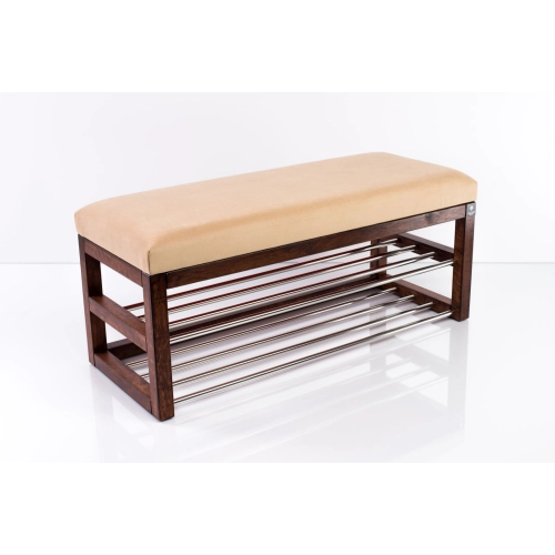 Ławka Pufa Tapicerowana Siedzisko Gładkie Cappucino LPG-5 Rozmiary od 50 cm do 200 cm