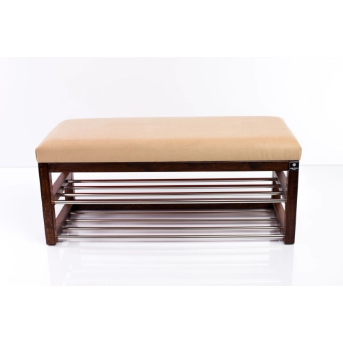 Ławka Pufa Tapicerowana Siedzisko Gładkie Cappucino LPG-5 Rozmiary od 50 cm do 200 cm