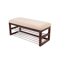 Ławka  Pufa Tapicerowana Siedzisko Gładkie Beż  LPG-5 Rozmiary od 50 cm do 200 cm
