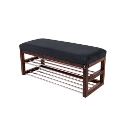 Ławka Pufa Tapicerowana Siedzisko Gładkie Grafit LPG-5 Rozmiary od 50 cm do 200 cm