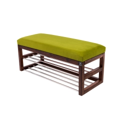 Ławka Pufa Tapicerowana Siedzisko Gładkie Zieleń Pistacja LPG-5 Rozmiary od 50 cm do 200 cm