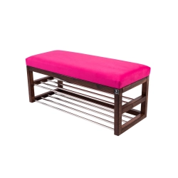 Ławka Pufa Tapicerowana Siedzisko Gładkie Różowy LPG-5 Rozmiary od 50 cm do 200 cm