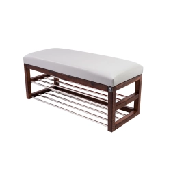 Ławka Pufa Tapicerowana Siedzisko Gładkie Ekoskóra Popiel LPG-5 Rozmiary od 50 cm do 200 cm