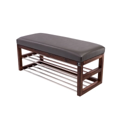 Ławka Pufa Tapicerowana Siedzisko Gładkie Ekoskóra Grafit LPG-5 Rozmiary od 50 cm do 200 cm