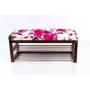 Ławka Pufa Tapicerowana Siedzisko Gładkie Róż LPG-5 Rozmiary od 50 cm do 200 cm