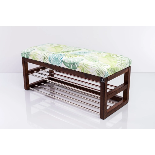 Ławka Pufa Tapicerowana Siedzisko Gładkie Liście Monstery LPG-5 Rozmiary od 50 cm do 200 cm