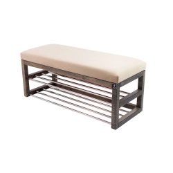 Ławka Pufa Tapicerowana Siedzisko Gładkie Beż LPG-5 Rozmiary od 50 cm do 200 cm