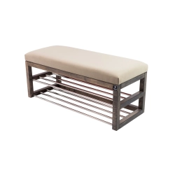 Ławka Pufa Tapicerowana Siedzisko Gładkie Beż LPG-5 Rozmiary od 50 cm do 200 cm