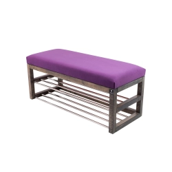 Ławka Pufa Tapicerowana Siedzisko Gładkie Fioletowy LPG-5 Rozmiary od 50 cm do 200 cm
