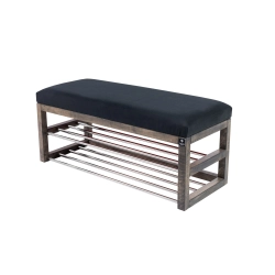 Ławka Pufa Tapicerowana Siedzisko Gładkie Grafit LPG-5 Rozmiary od 50 cm do 200 cm