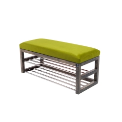 Ławka Pufa Tapicerowana Siedzisko Gładkie Zieleń Pistacja LPG-5 Rozmiary od 50 cm do 200 cm